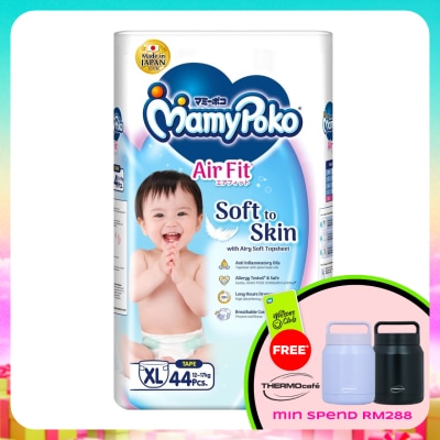 MAMYPOKO - Baby Diapers Airfit Tape XL 44