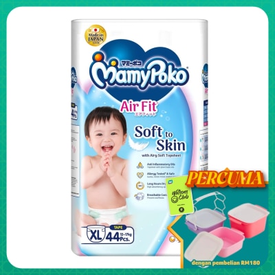 MAMYPOKO - Baby Diapers Airfit Tape XL 44