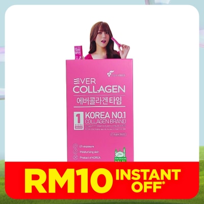 EVER COLLAGEN Collagen Time Apple Flavoured 3g x 10s