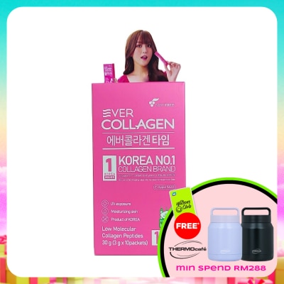 EVER COLLAGEN - Collagen Time Apple Flavoured 3g x 10s