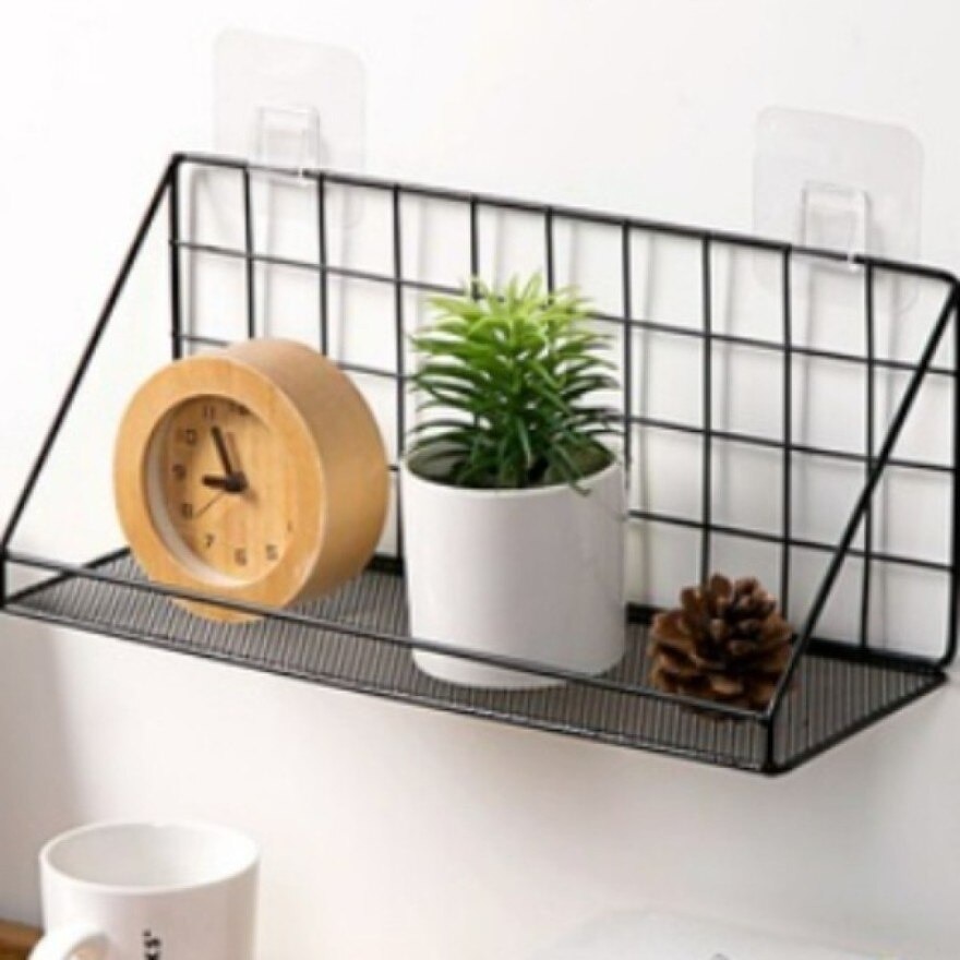 Wall Shelf Metal Home Office Storage