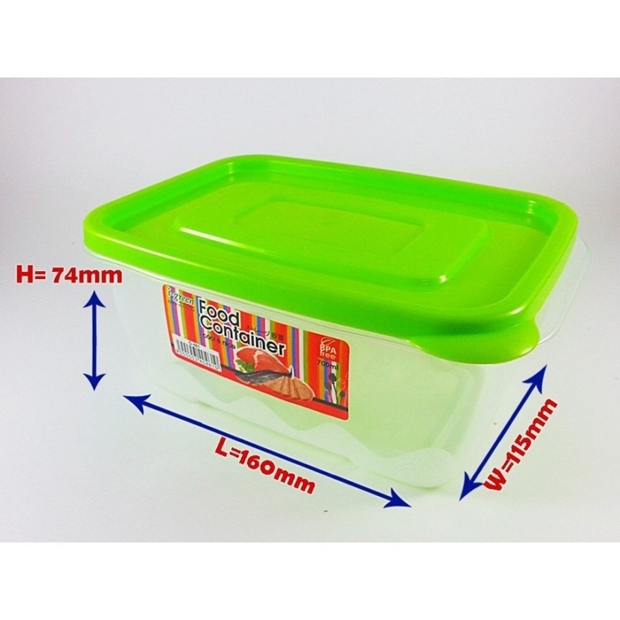 700ml Food Container Lunch Box Green