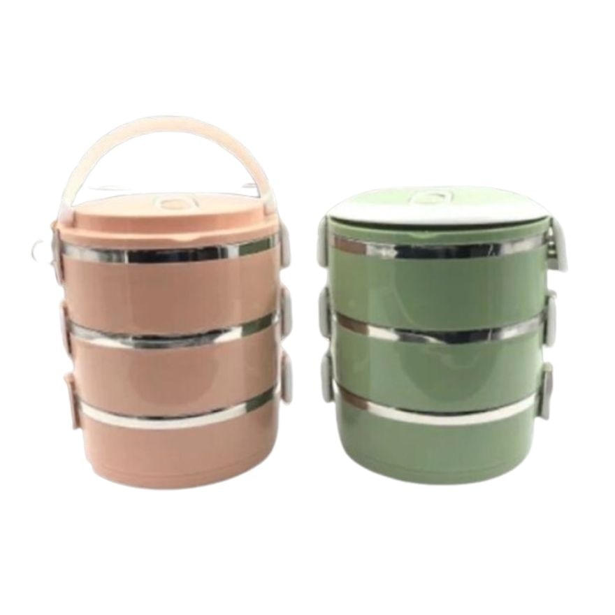 3 Tier Lunch Box Stainless Steel 2.1L