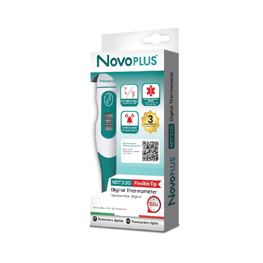 NovoPLUS NDT330 Digital Thermometer 60s