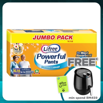 LIFREE Adult Diapers Powerful Pants XL14