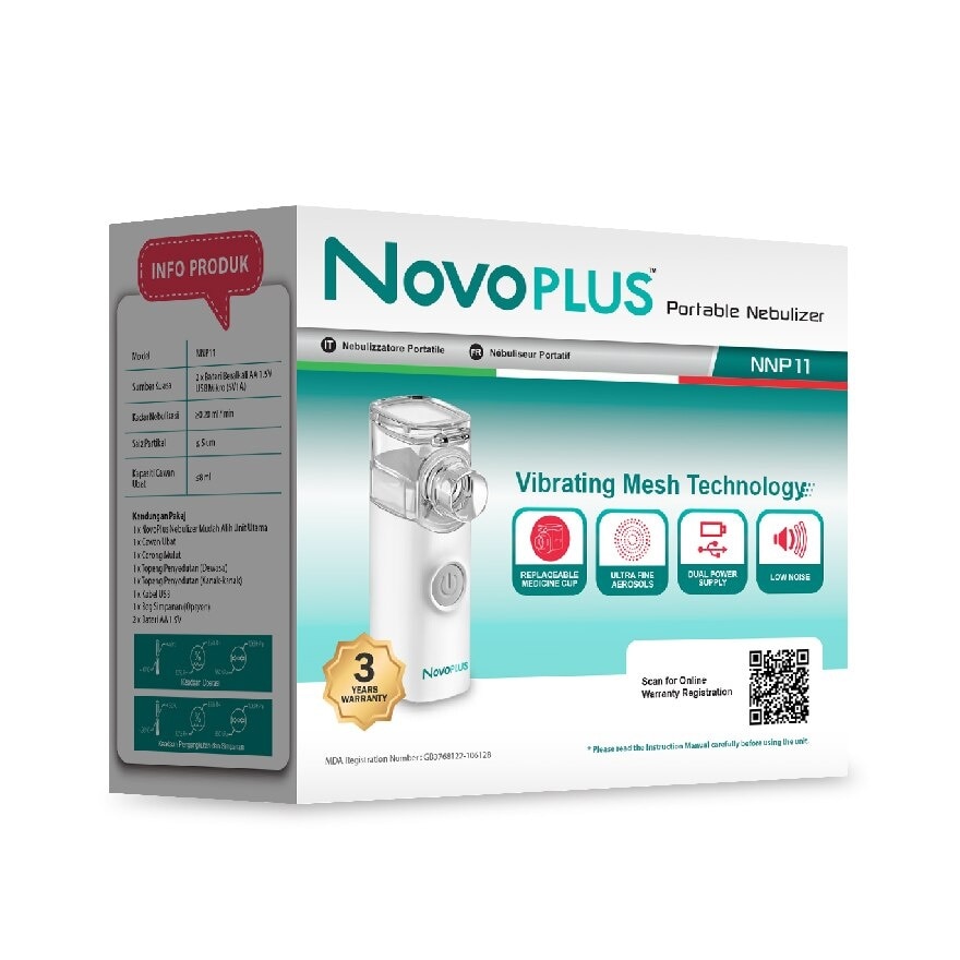 NovoPlus NNP11 Portable Nebulizer