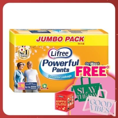 LIFREE Adult Diapers Powerful Pants L16