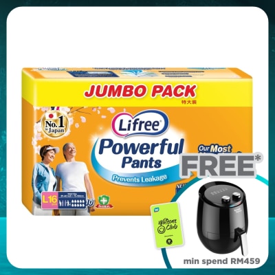LIFREE Adult Diapers Powerful Pants L16