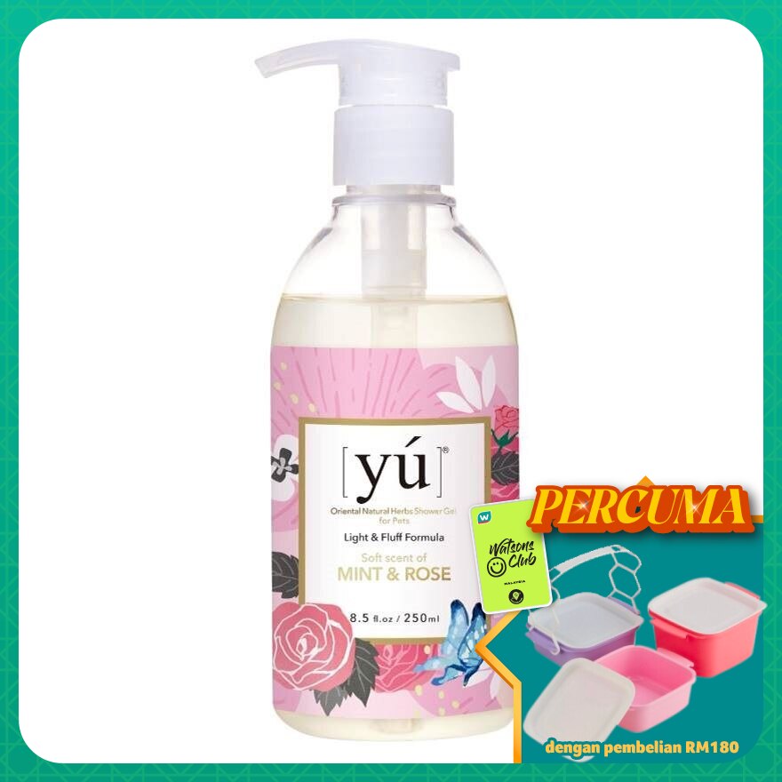 Light & Fluff Naturals Herbs Shower Gel in Mint and Rose 250ml