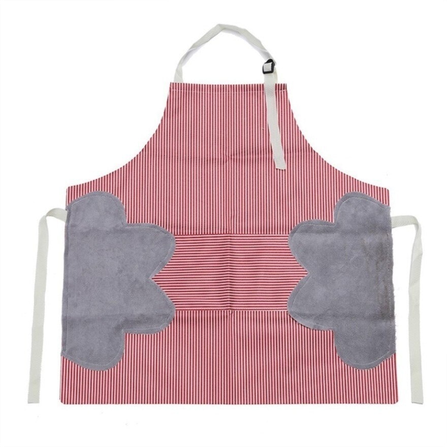 70*70cm Adjustable Kitchen Apron Red