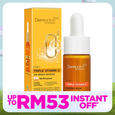DERMACTION PLUS BY WATSONS Potent Triple Vitamin C Intensive Serum 10ml