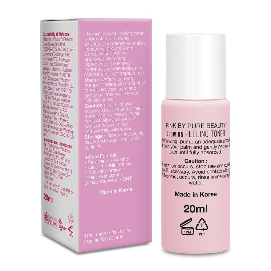 Glow On Peeling Toner 20ml