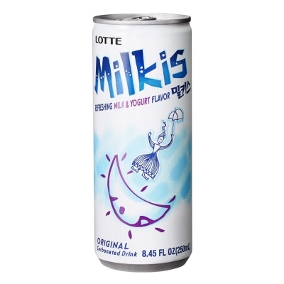 LOTTE Milkis Refreshing Milk & Yogurt Flavor Carbonated Drink 250ml