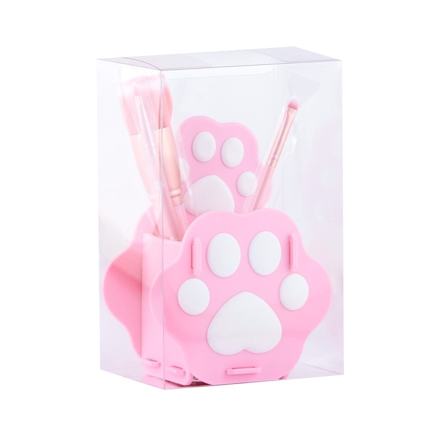 5pcs Paw Make up Brush Pink