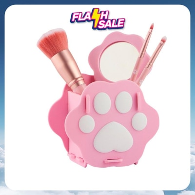 UNIQUE 5pcs Paw Make up Brush Pink