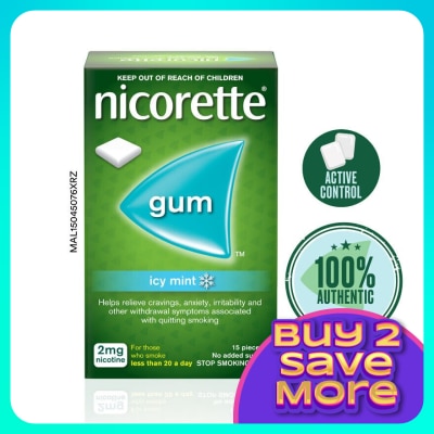 NICORETTE Icy Mint Gum 2mg 15s