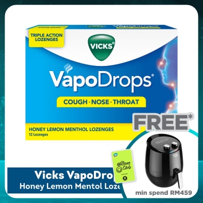 VICKS Vapodrops Honey Lemon 12s