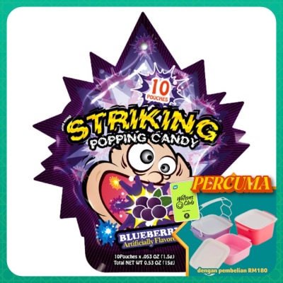 STRIKING - Popping Candy Blueberry 15G