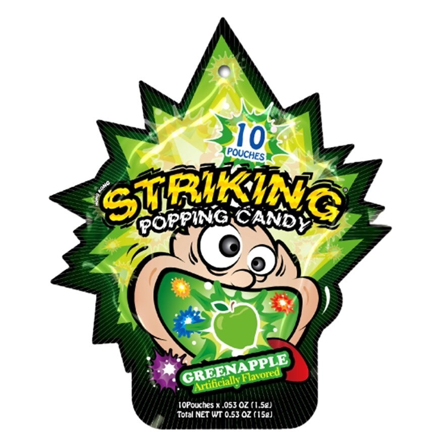 Popping Candy Green Apple 15G