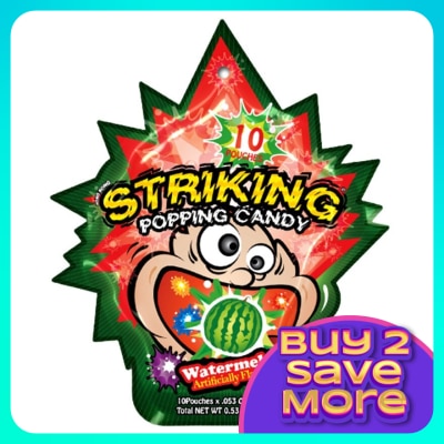 STRIKING Popping Candy Watermelon 15G