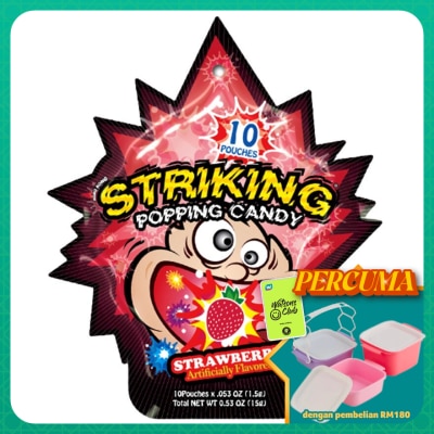 STRIKING - Popping Candy Strawberry 15G