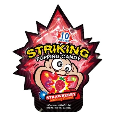 STRIKING Popping Candy Strawberry 15G