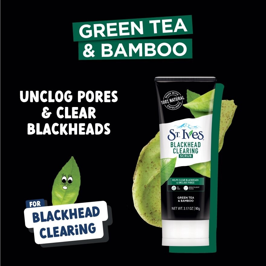 Blackhead Green Tea Face Scrub 90g