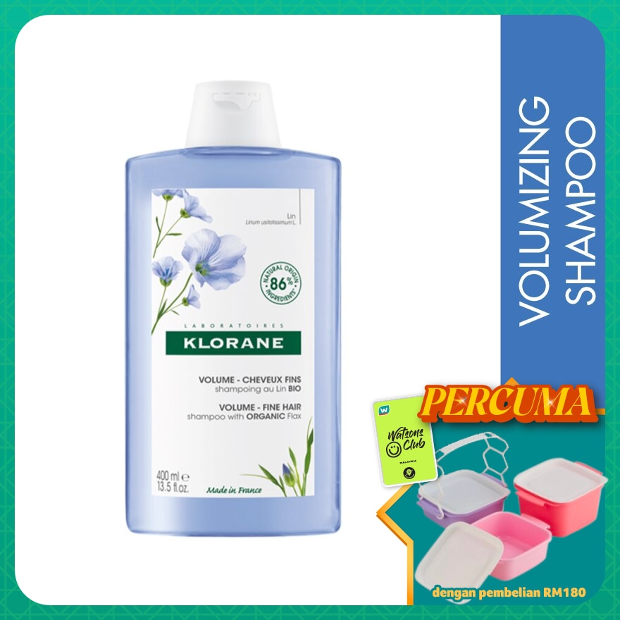 Flax Shampoo 400ml (Volumizing)