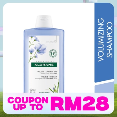 KLORANE Flax Shampoo 400ml (Volumizing)