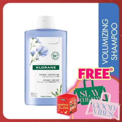 KLORANE Flax Shampoo 400ml (Volumizing)