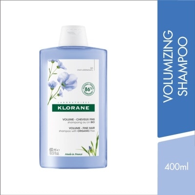 KLORANE Flax Shampoo 400ml (Volumizing)