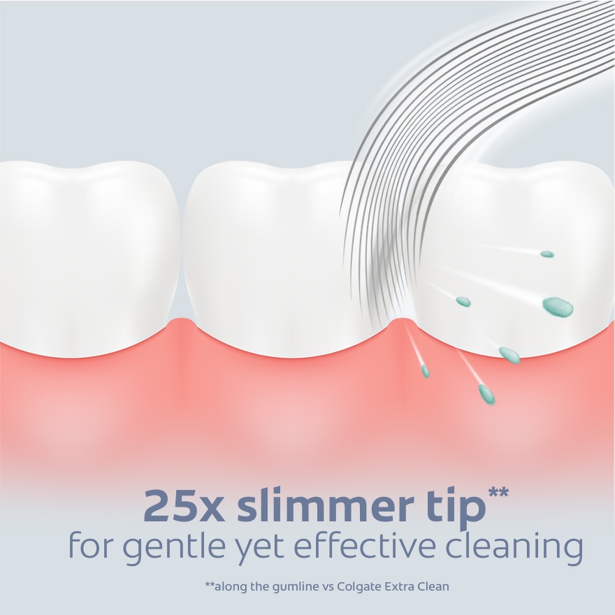 Colgate Gentle Charcoal Toothbrush 3s image