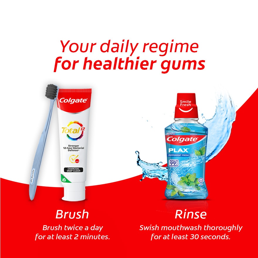 Colgate Gentle Charcoal Toothbrush 3s image