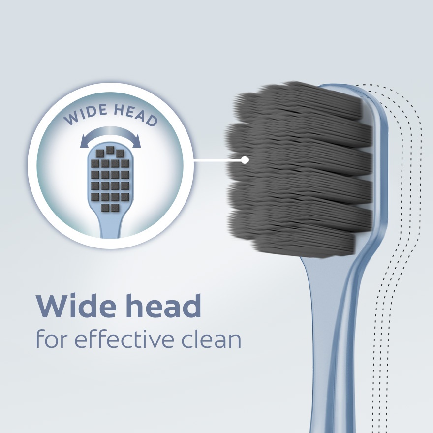 Colgate Gentle Charcoal Toothbrush 3s image