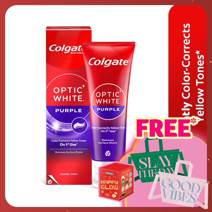 Colgate Optic White Purple Whitening Toothpaste 100g