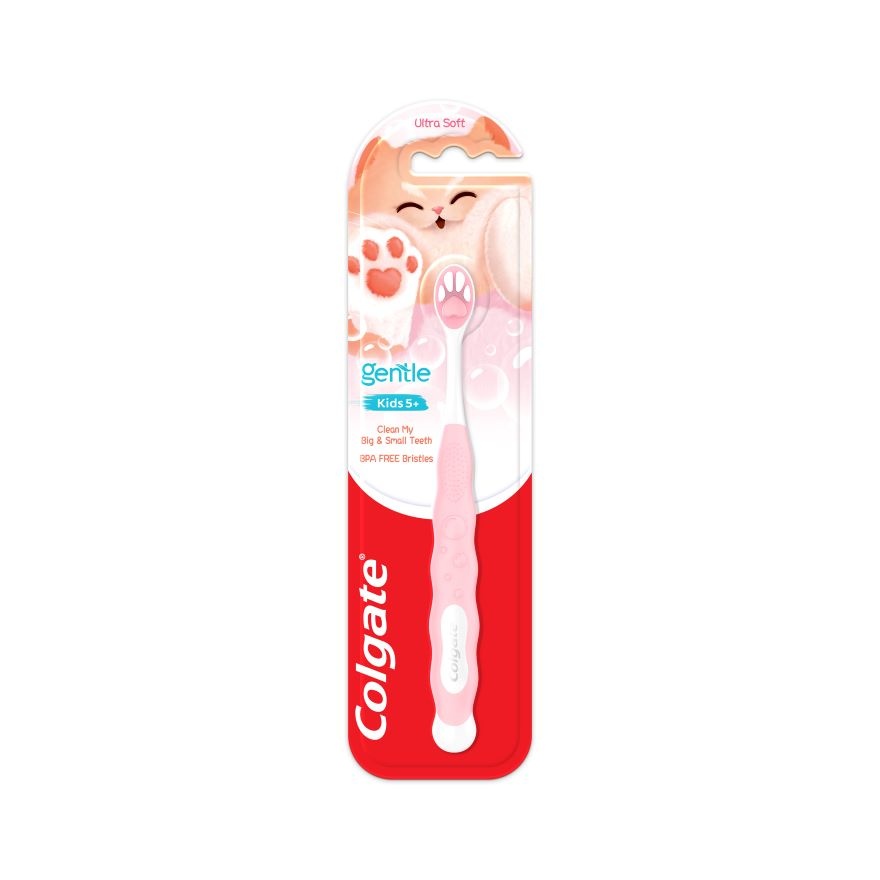Colgate Kids Fluffy Animal Paw Toothbrush 1s image