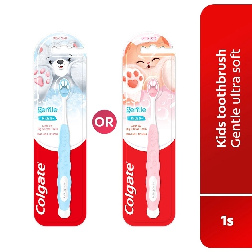 Colgate Kids Fluffy Animal Paw Toothbrush 1s