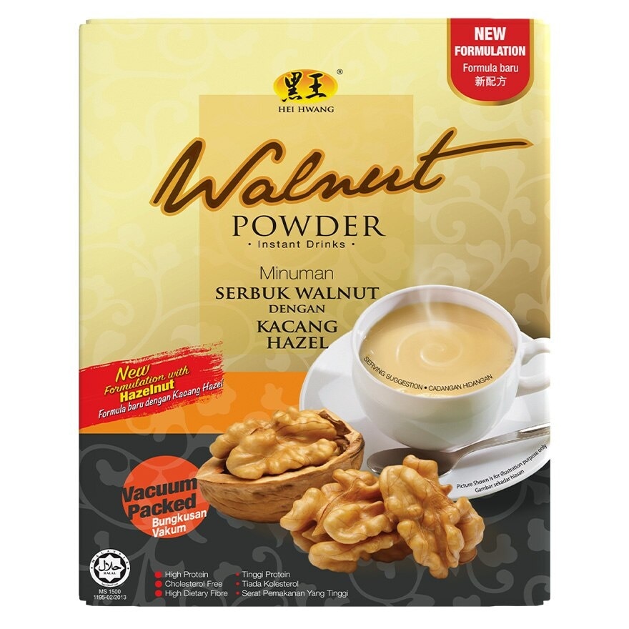 Natural Walnuts With Hazelnut Powder 400G