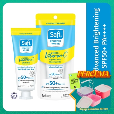 SAFI - Perfect White 3X Advance Brightening Sunscreen SPF50+ 25g