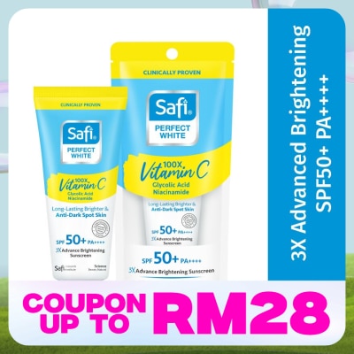 SAFI Perfect White 3X Advance Brightening Sunscreen SPF50+ 25g