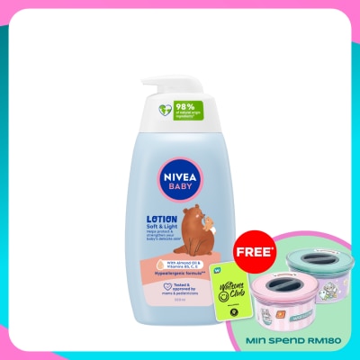 NIVEA BABY Baby Soft & Light Lotion 500ml