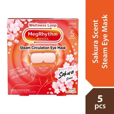 MEG RHYTHM - Steam Eye Mask Sakura Scent 5's