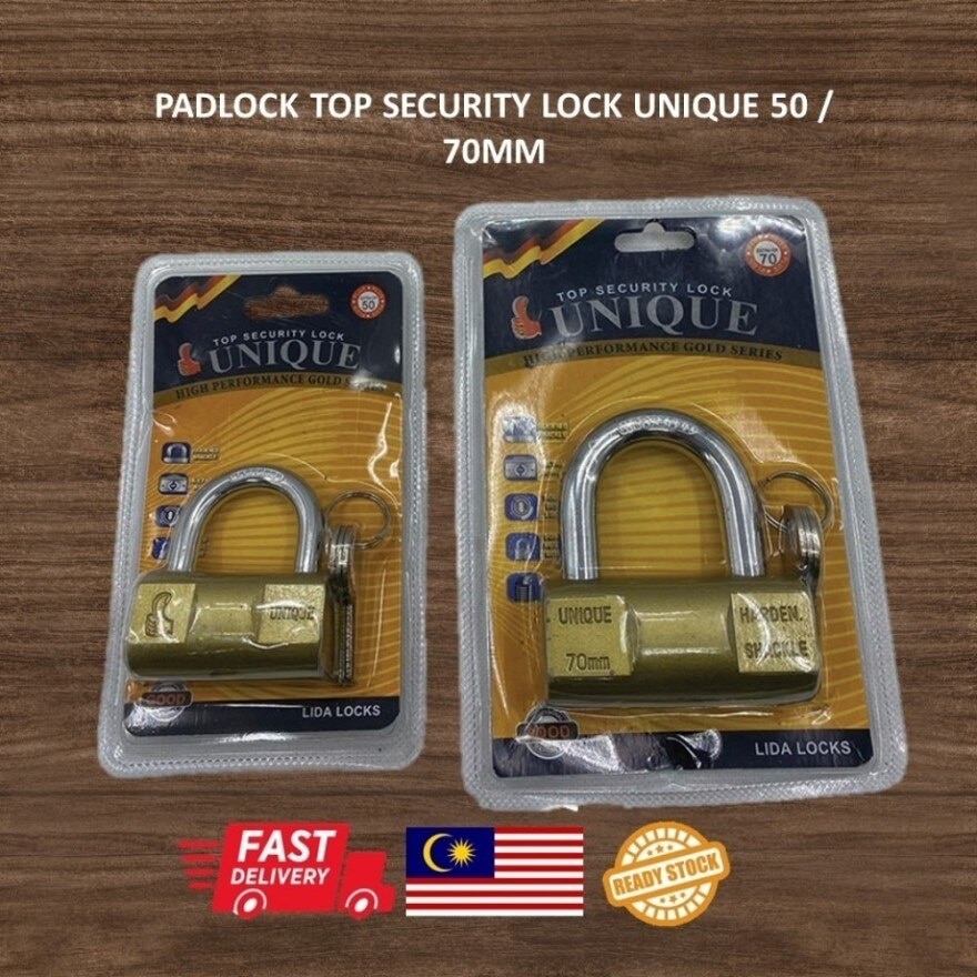 50mm Top Security Lock Key Padlock