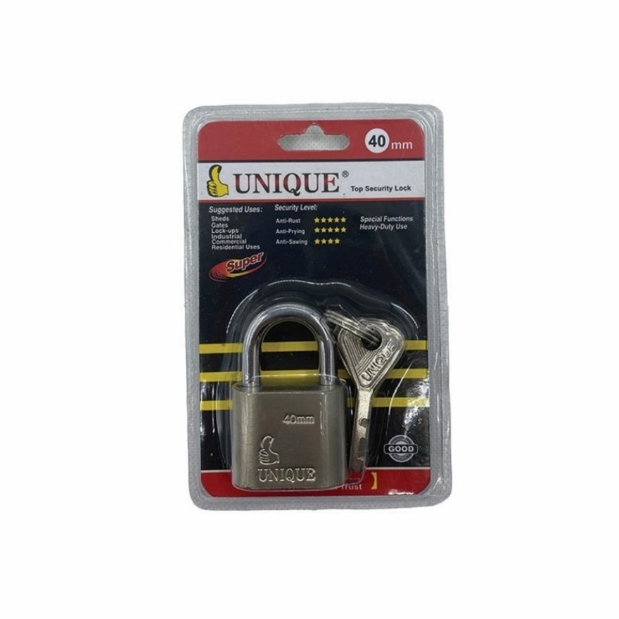 Chrome Padlock AS-Unique 40mm