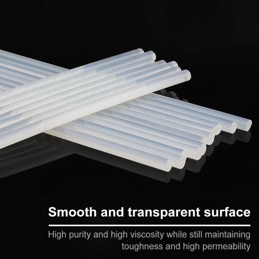 7x200mm Plastic Adhesive Glue Sticks