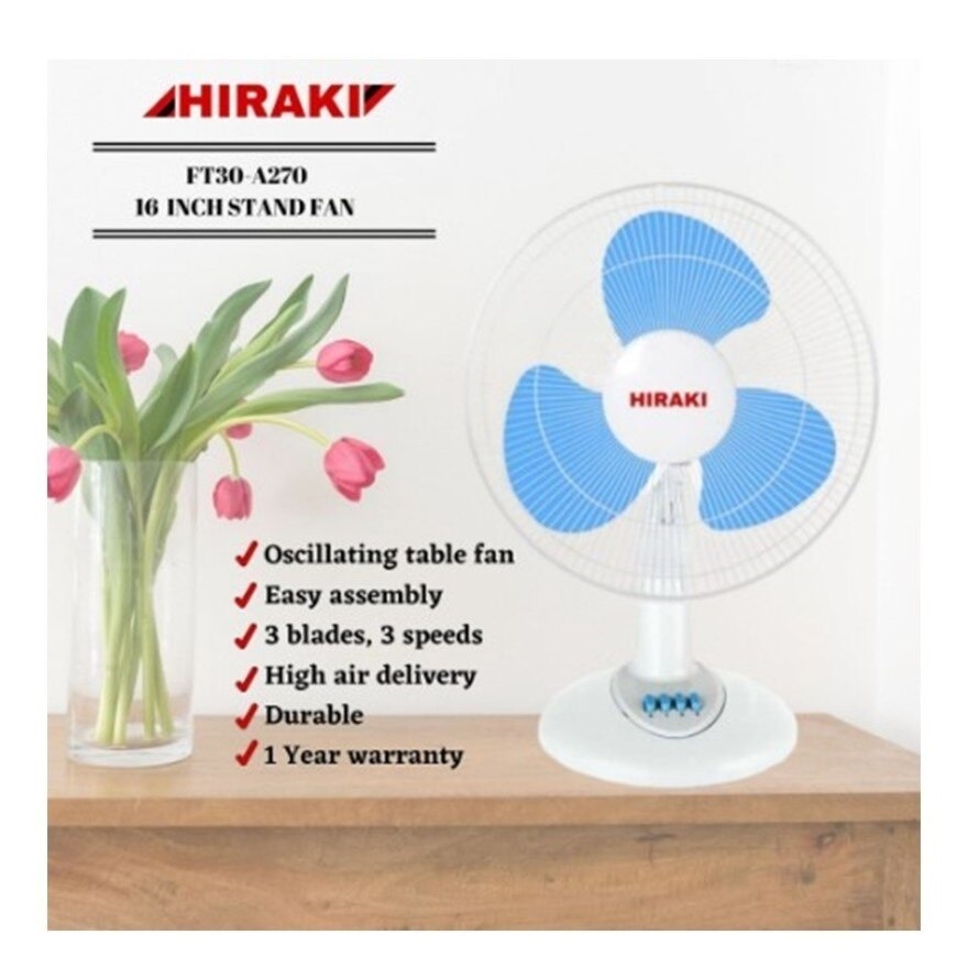 16 Inch Table Fan 5 Blades