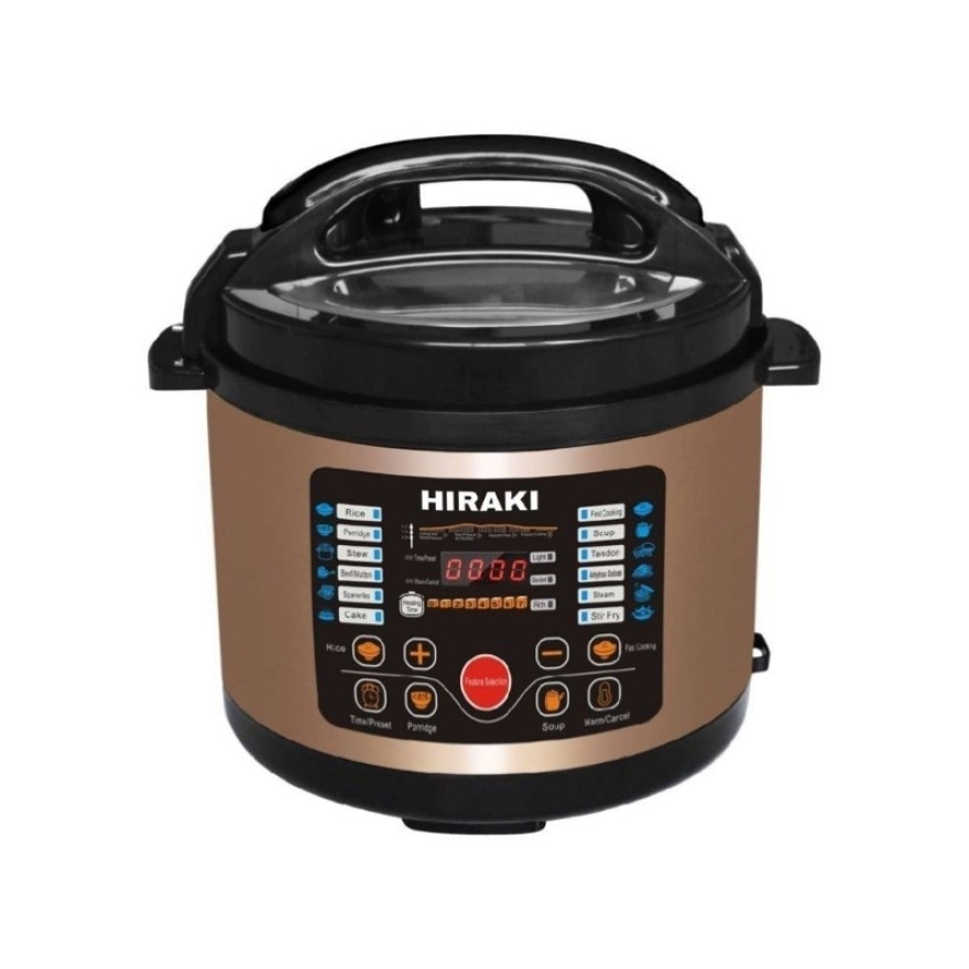 6L Pressure Cooker Non Stick (Gold)