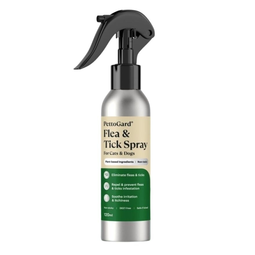 Flea and Tick Spray for Cats and Dogs 120ml