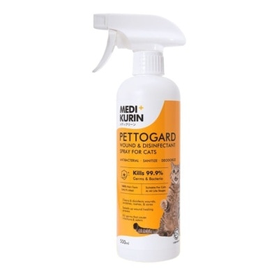 PETTOGARD Antimicrobial Skin Care And Wound Spray Cats 500ml