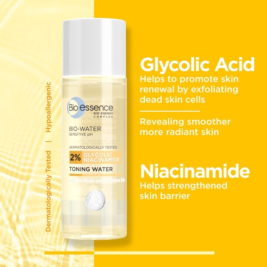 Bio Water 2% Glycolic Niacinamide Toning Water 160ml